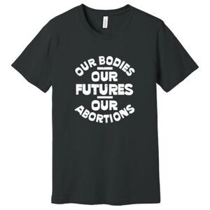 Gildan Unisex Black Graphic Tee XL – Our Bodies Our Futures Shirt